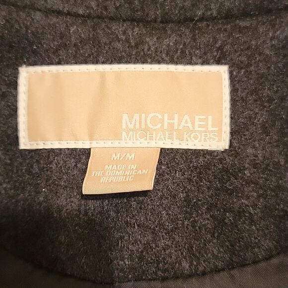 NWOT Michael Kors wool blend peacoat size M - Picture 9 of 11
